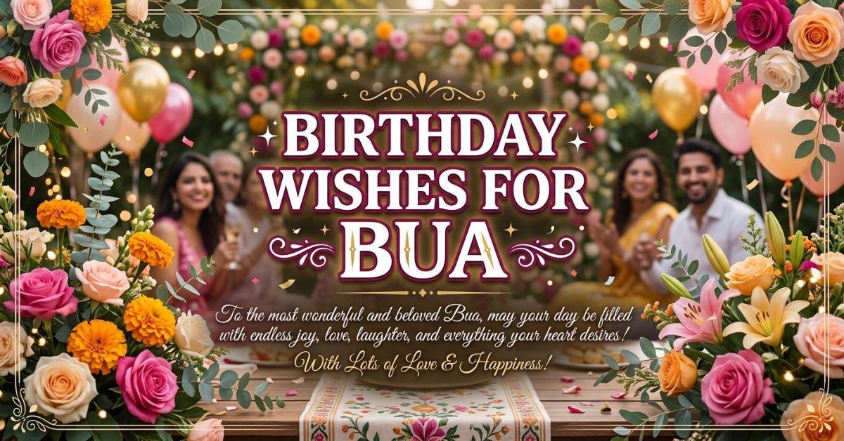 Birthday wishes for bua