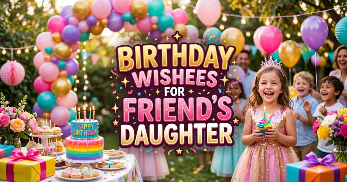 Birthday wishes for friend daughter