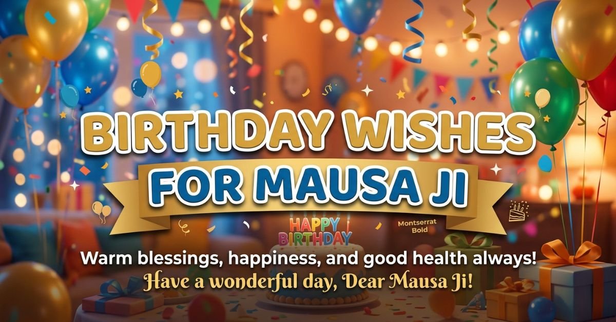 Birthday wishes for mausa ji